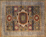 8x10 Hand Knotted Mamluk Area Rug