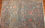 6x9 hand Knotted Transitional Area Rug