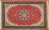 7x11 Hand Knotted Persian Tabriz Area Rug