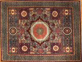 9x12 Hand Knotted Mamluk Area Rug