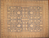 8x10 Hand Knotted Oushak Area Rug