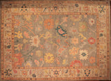 10x14 Hand Knotted Oushak Area Rug