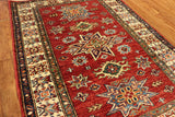 3x4 Hand Knotted Kazak Area Rug