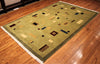 6x8 Hand Knotted Modern Collage Area Rug