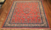 7x9 Hand Knotted Sarouk Area Rug