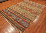 6x8 Hand Knotted Khorjin Area Rug