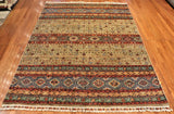 6x8 Hand Knotted Khorjin Area Rug