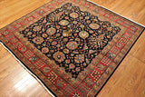 6' Hand Knotted Tabriz Square Area Rug