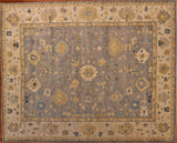 8x10 Hand Knotted Oushak Area Rug