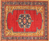 8x10 Hand Knotted Heriz Area Rug