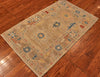 2x4 Hand Knotted Oushak Area Rug