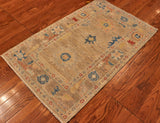 2x4 Hand Knotted Oushak Area Rug