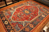 10x14 Hand Knotted Heriz Area Rug