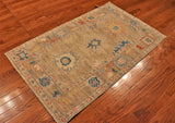 2x4 Hand Knotted Oushak Area Rug