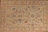 6x9 Hand Knotted Oushak Area Rug