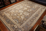 10x14 Hand Knotted Oushak Area Rug