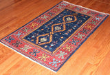 3x4 Hand Knotted Tribal Area Rug