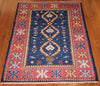 3x4 Hand Knotted Tribal Area Rug