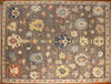 8x10 Hand Knotted Oushak Area Rug