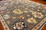 8x10 Hand Knotted Oushak Area Rug