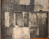 8x10 Hand Knotted Modern Area Rug