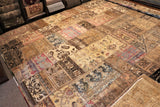 13x20 Hand Knotted Vintage Patchwork Area Rug