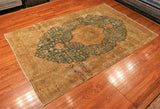 7x10 Hand Knotted Vintage Area Rug