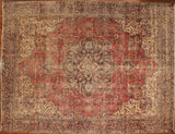 10x13 Hand Knotted Vintage Area Rug