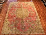 7x10 Hand Knotted Vintage Area Rug