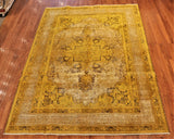 6x10 Hand Knotted Vintage Area Rug