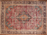 10x13 Hand Knotted Vintage Area Rug