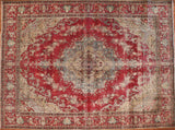 10x13 Hand Knotted Vintage Area Rug