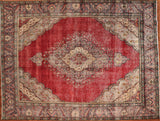 10x13 Hand Knotted Vintage Area Rug