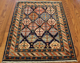 2x3 Hand Knotted Hazaras Area Rug