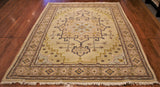 6x9 Hand Knotted Semi-Antique Persian Rug