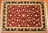 6x8 Hand Knotted Persian Tabriz Area Rug