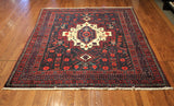 5x7 Hand Knotted Persian Tribal Area Rug