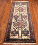 2'6x7 Hand Knotted Persian Tribal Runner