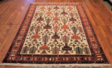 5x8 Hand Knotted Tribal Persian Rug