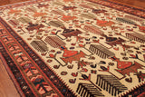 5x8 Hand Knotted Tribal Persian Rug