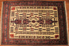 5x7 Hand Knotted Persian Tribal Area Rug