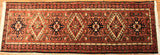 2x6'6 Hand Knotted Persian Tribal Runner