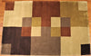 5x8 Hand Knotted Modern Area Rug