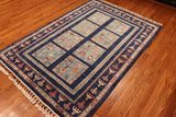 4x6 Hand Knotted Khorjin Area Rug