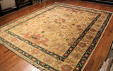 9x11 Hand Knotted Persian Tabriz Area Rug