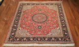 7x8 Hand Knotted Persian Tabriz Area Rug