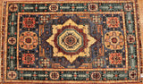 3x5 Hand Knotted Khorjin Area Rug