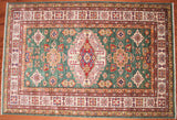 4x6 Hand Knotted Kazak Area Rug