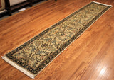 2x11 Hand Knotted Persian Tabriz Runner