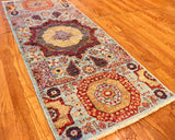 2x5 Hand Knotted Mamluk Runner